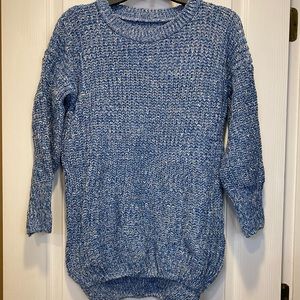 Blue and White Sweater